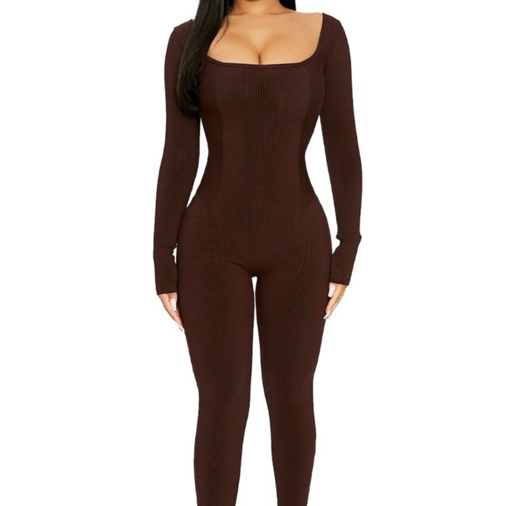 Black Naked wardrobe snatched jumpsuit